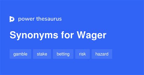 wager thesaurus|Wager synonyms, wager antonyms .